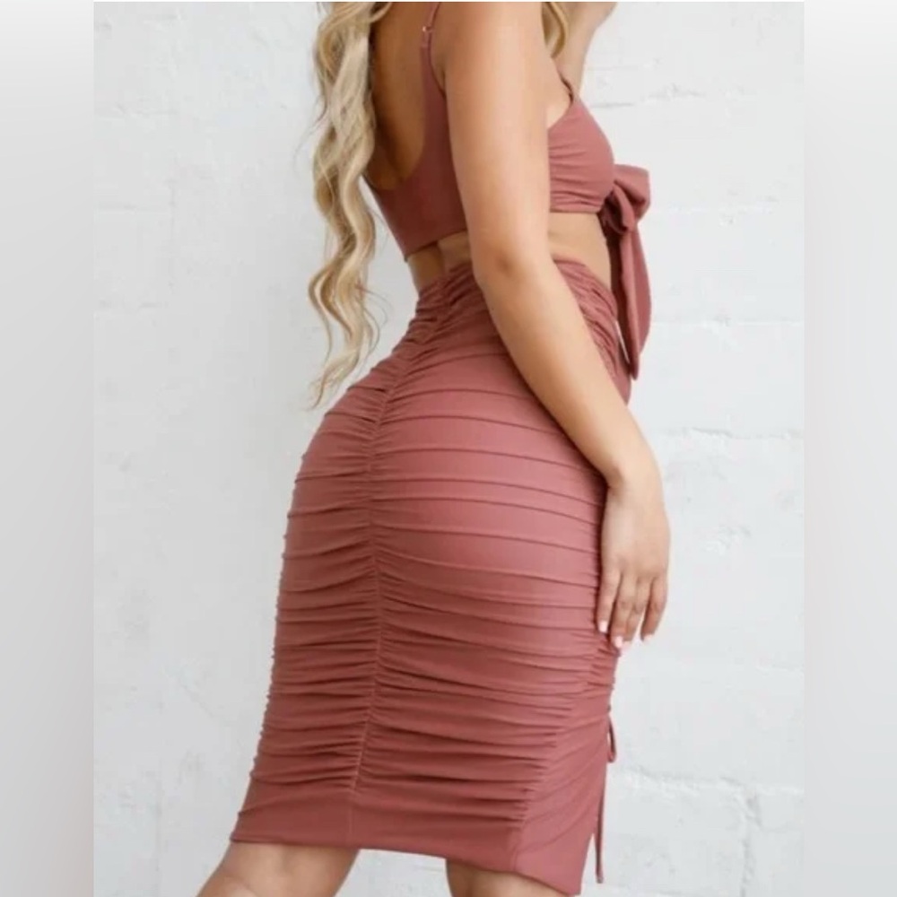 TIGER‎ MIST Sarine Ruched Skirt
